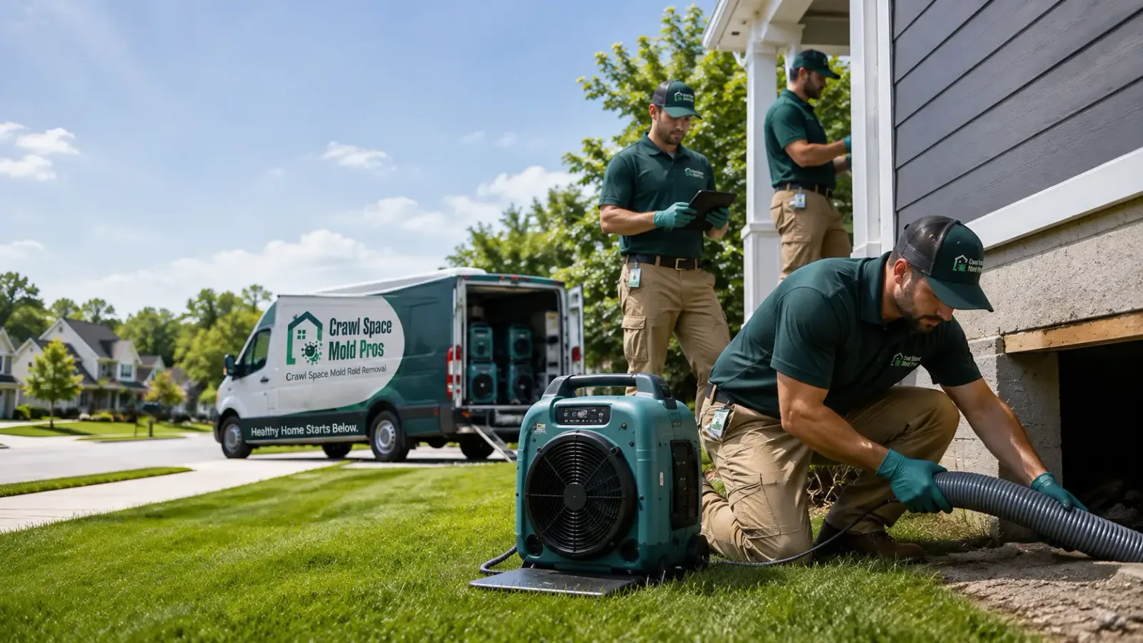 Crawl Space Mold Removal in Hebron, MD